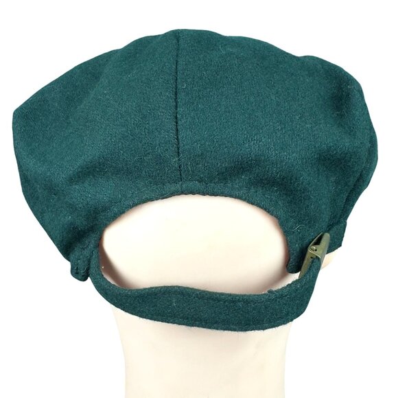 Irish Newsboy Flat Cap Green Hat Traditional Ireland Shamrock Clover Wool - Picture 5 of 11